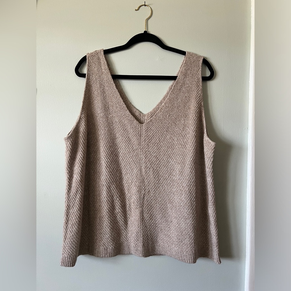 Lane Bryant Knit‎ V-neck Sleeveless Women 22/24